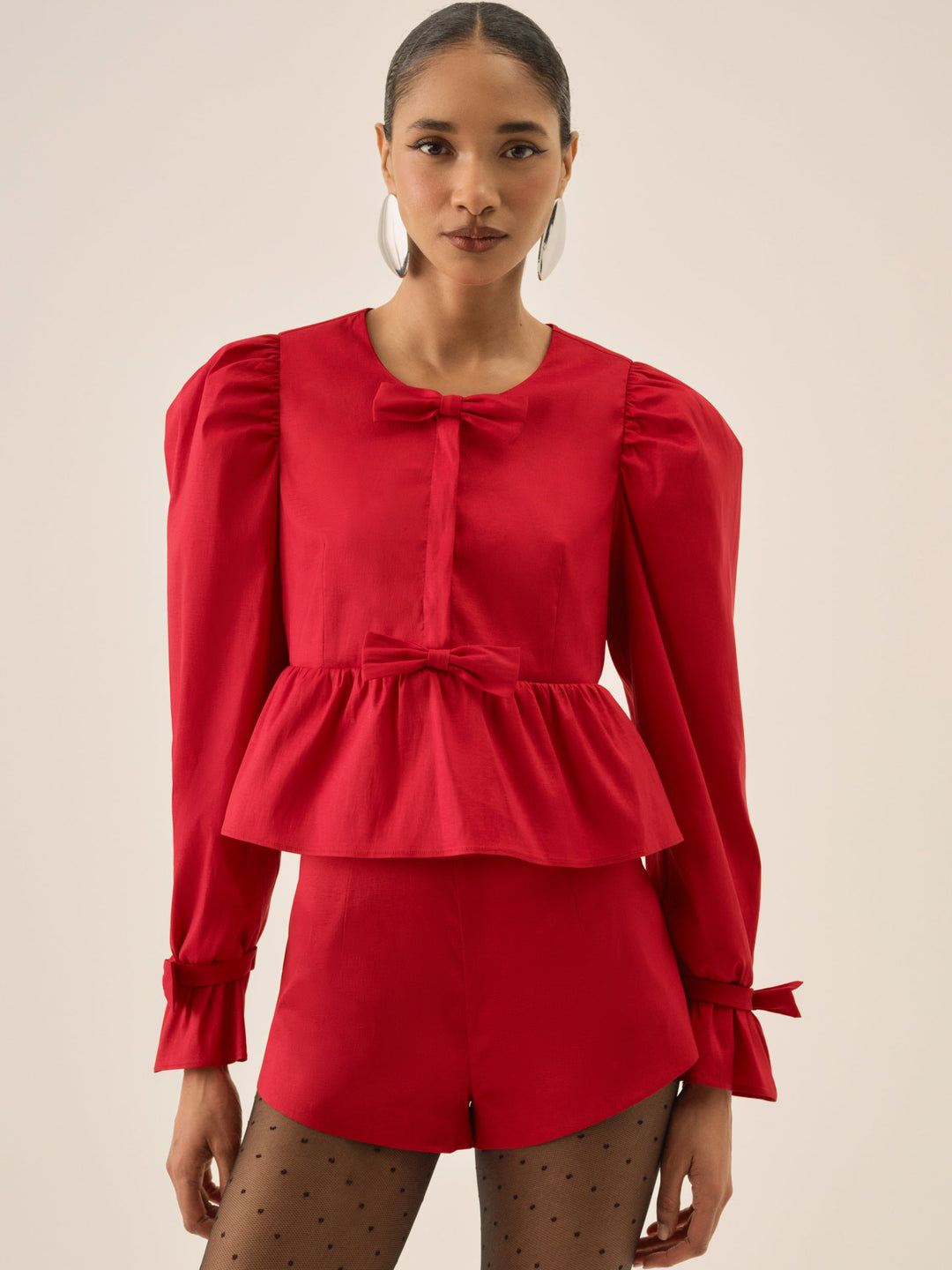 For Love and Lemons Lucia Top - Red