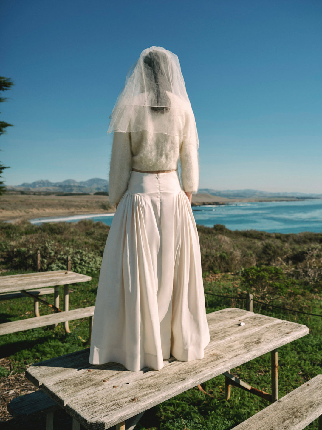 For Love and Lemons Orsa Maxi Skirt - White