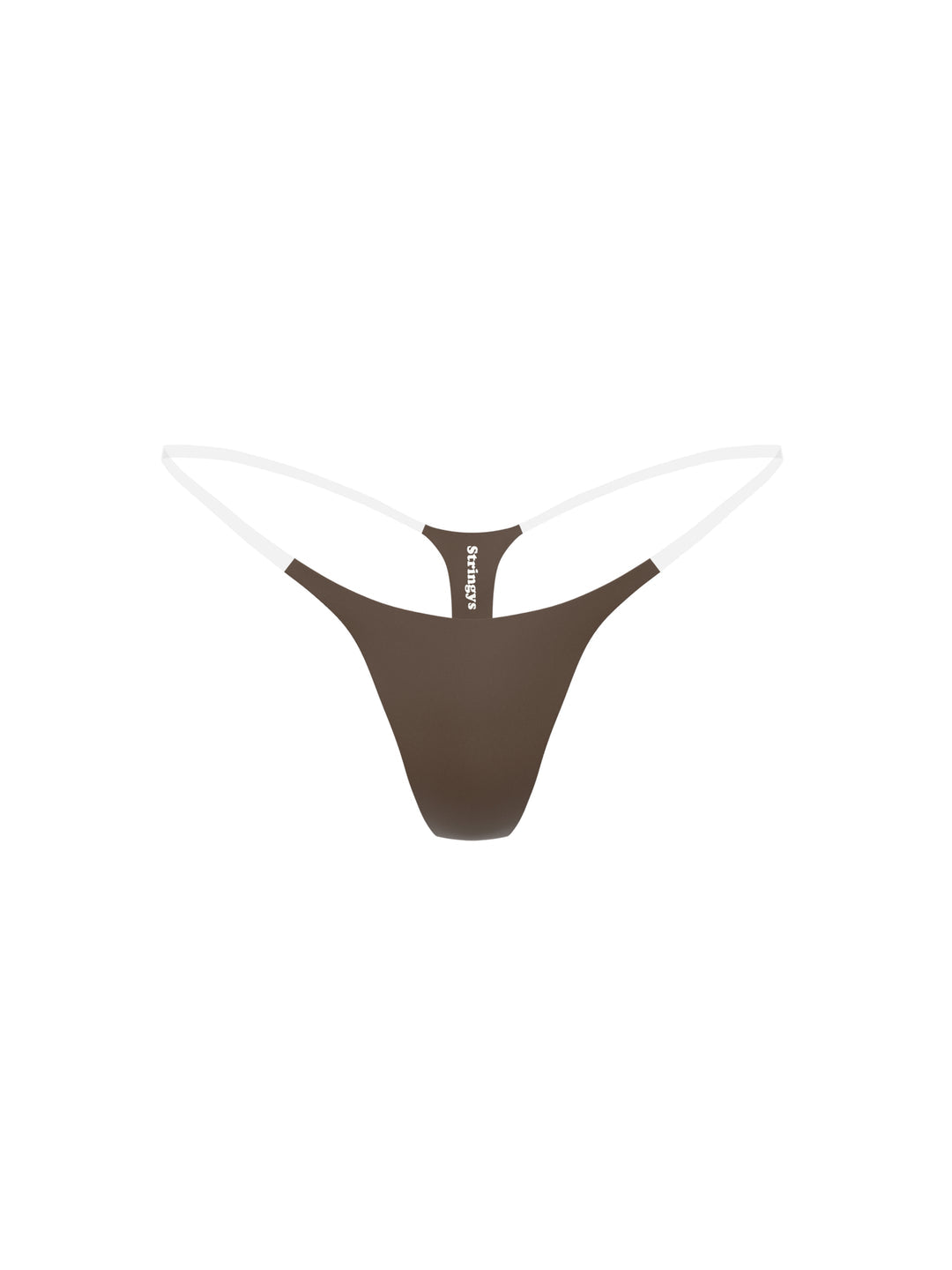 For Love and Lemons Stringys Invisible Underwear - Rich Espresso