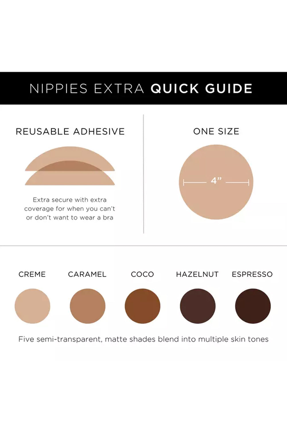For Love and Lemons Nippies Skin Adhesive Covers - Caramel