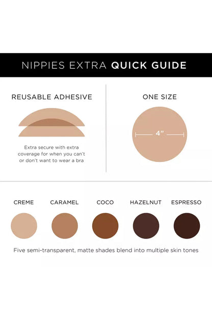 For Love and Lemons Nippies Skin Adhesive Covers - Caramel