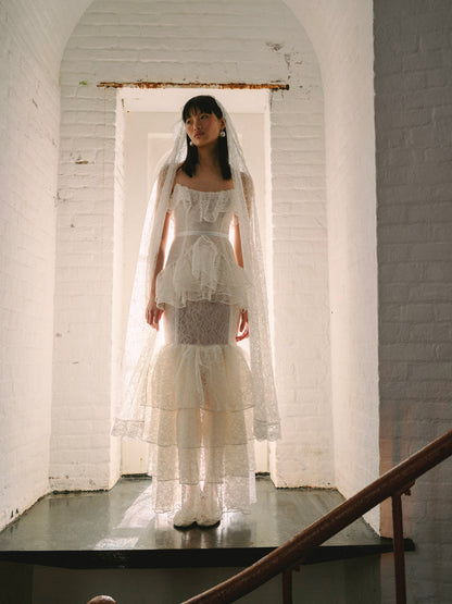 For Love and Lemons Juno Gown - White