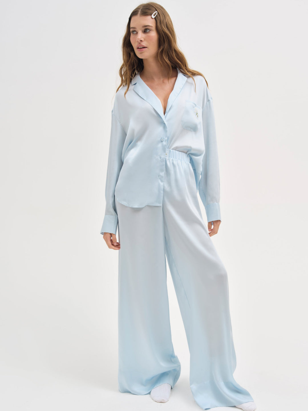 For Love and Lemons Everyday Pj Pant - Blue