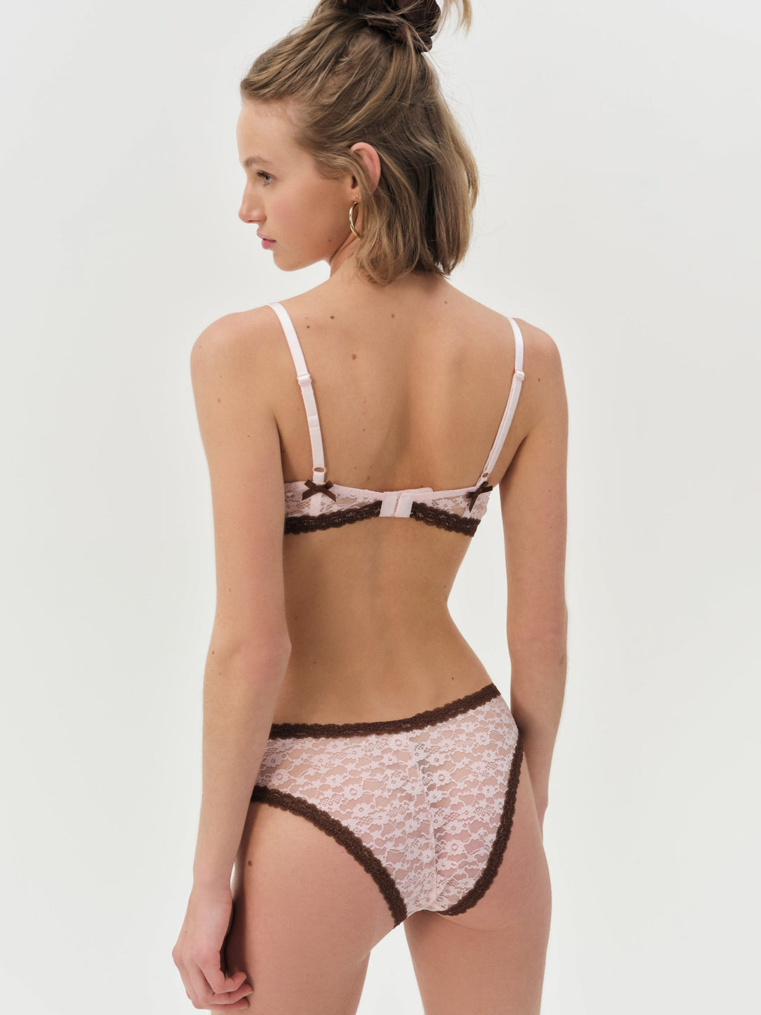 For Love and Lemons Pamela Underwire Bra - LT Pink