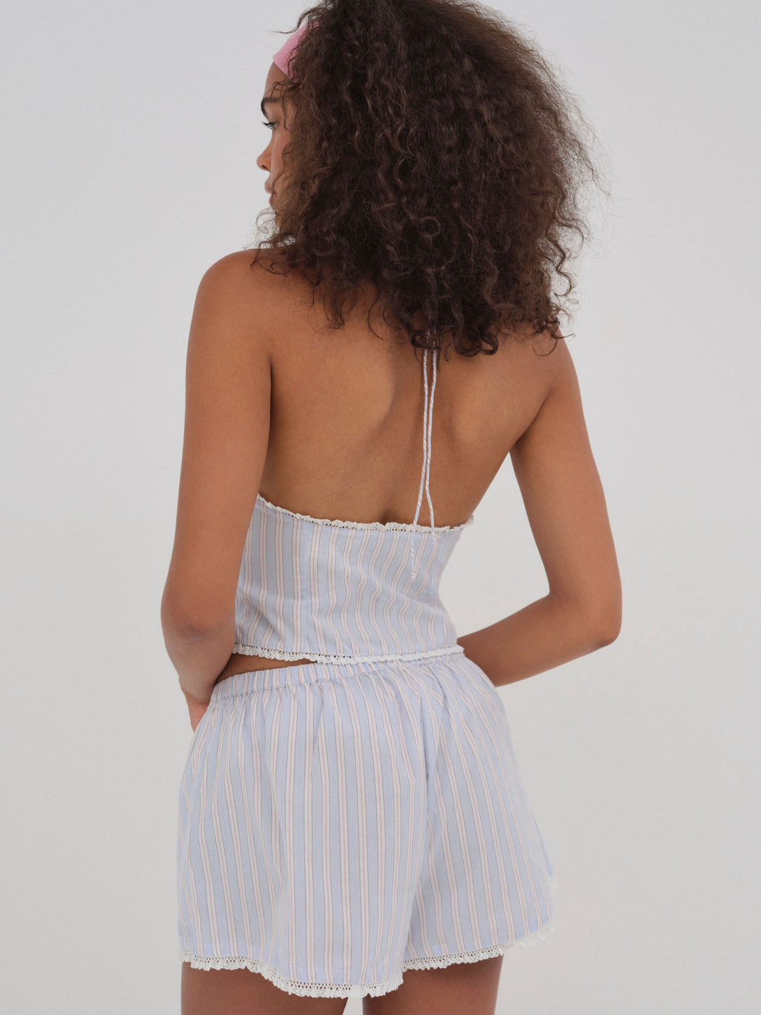 For Love and Lemons Lakeside Stripe Top - Blue